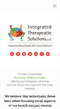 Mobile Screenshot of integratedtherapeuticsolutions.com